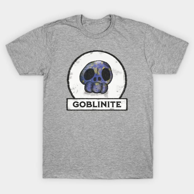 Goblinite (Blue and Gold) T-Shirt by dumbgoblin